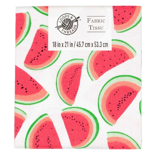 Watermelon Cotton Fabric by Loops &#x26; Threads&#x2122;